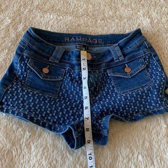 Rampage Sofie Mid-rise shorts size 7 - Picture 12 of 16